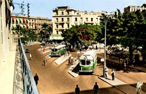 Oran - Place d'Armes- trams et autobus - 05